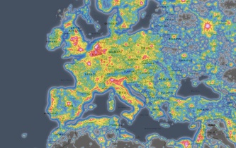 Atlas světelného znečištění