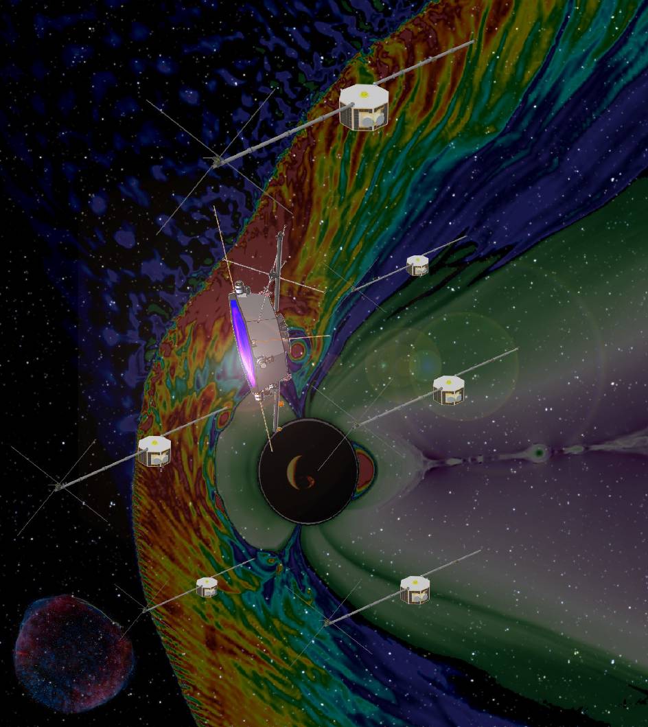 Plasma Observatory - konstelace družic v simulované magnetosféře Země