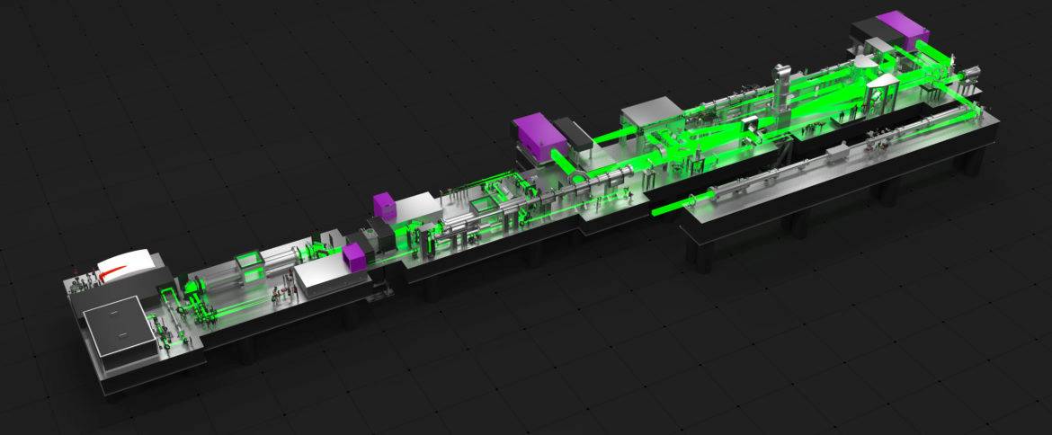 LASEROVÝ SYSTÉM "BIVOJ": Diodově čerpaný pevnolátkový (DPSSL) laser DiPOLE 100