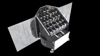 Vesmírný dalekohled PLATO, který bude hledat nové exoplanety a dlouhodobě zkoumat aktivitu hvězd<br>(zdroj: https://www.esa.int/Science_Exploration/Space_Science/Plato_factsheet)