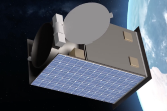 Mise QUVIK<br>(zdroj: Werner et al. 2024, Science with a Small Two-Band UV-Photometry Mission I: Mission Description and Follow-up Observations of Stellar Transients, Space Science Reviews, Volume 220, Issue 1)